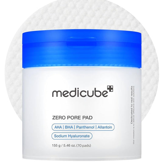 Medicube Zero Pore Pads 2.0 – Dual-Textured Exfoliating Toner Pads (70 Units)