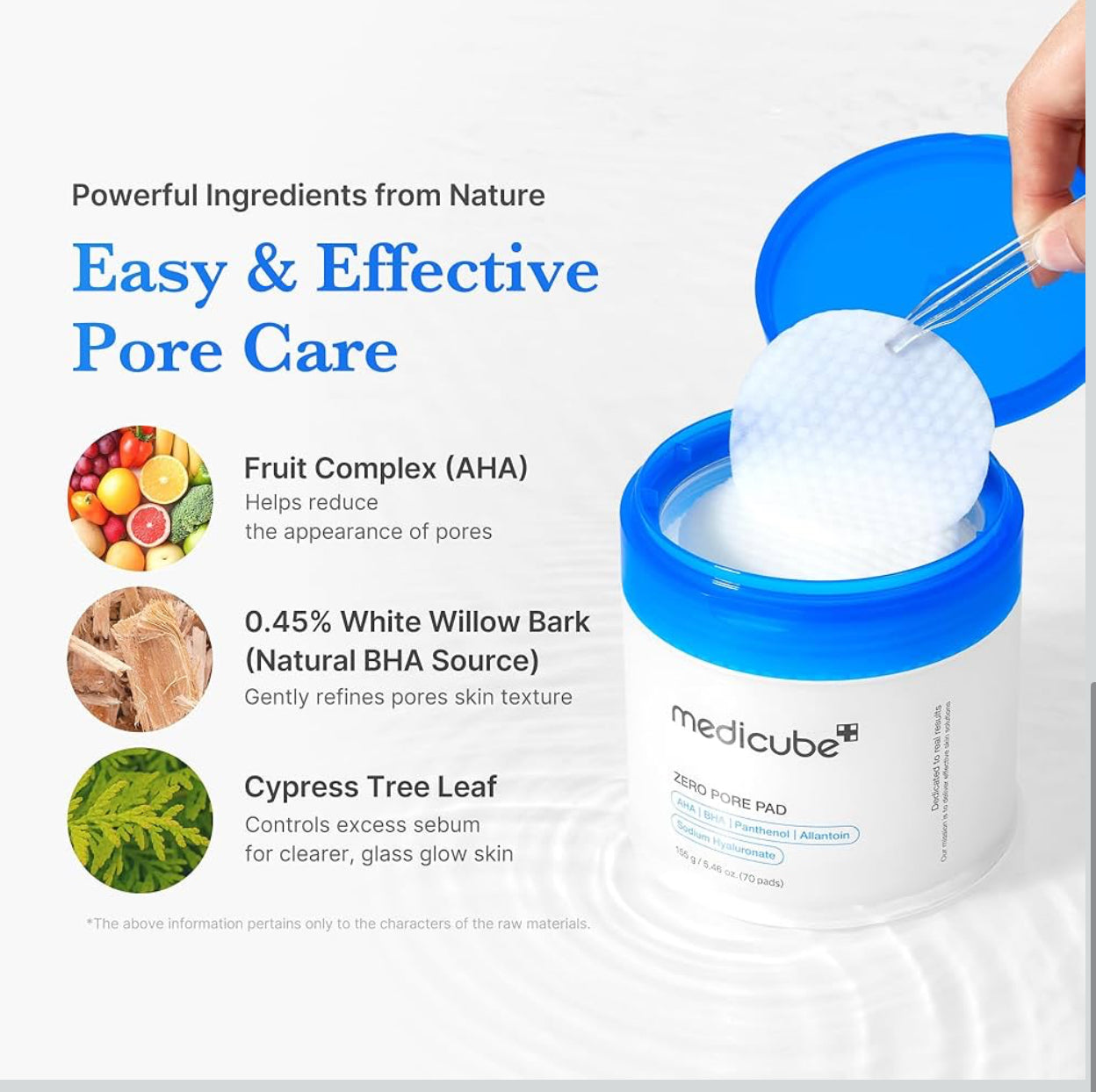 Medicube Zero Pore Pads 2.0 – Dual-Textured Exfoliating Toner Pads (70 Units)