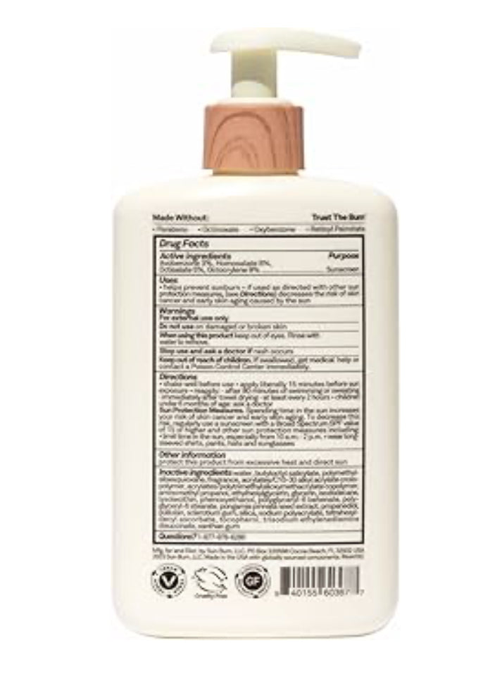 Sun Bum SPF 50 Sunscreen Lotion – Moisturizing, Vegan, Reef-Friendly, 8 oz