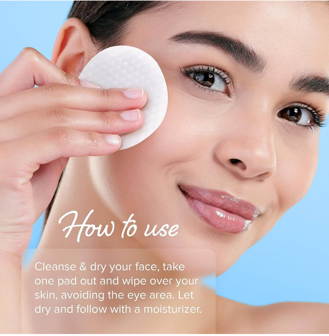 MAREE Exfoliating Glycolic Acid Toner Pads – Acne & Pore Care (50 Ct)