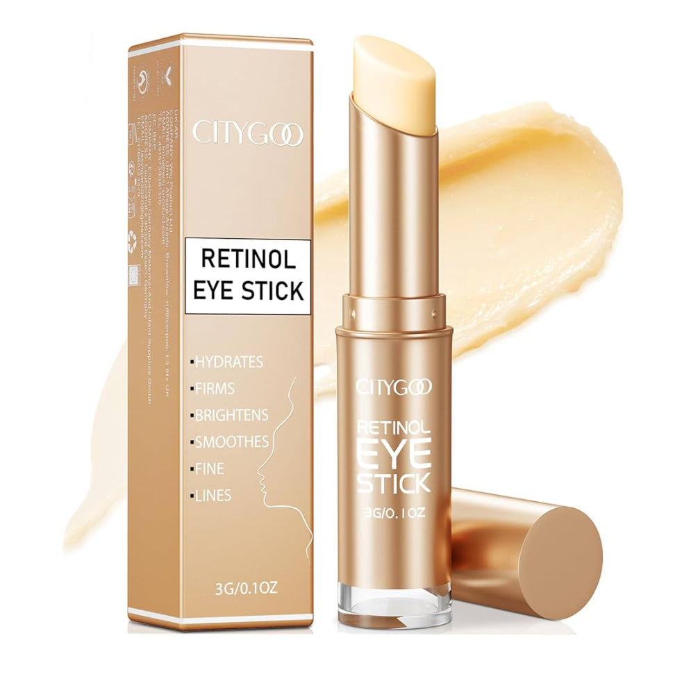 CITYGOO Retinol Eye Stick with Collagen & Hyaluronic Acid – Dark Circles, Puffiness, Fine Lines – 1pc