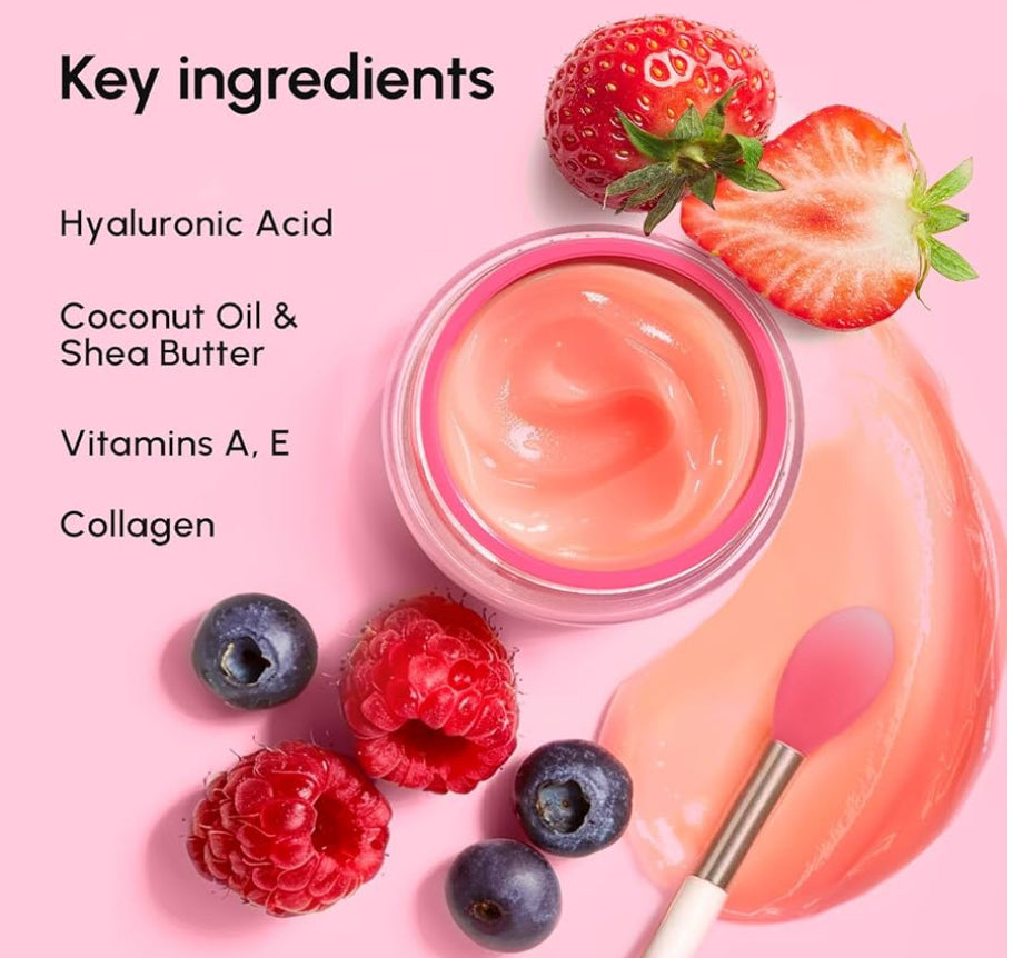“MAREE Lip Sleeping Mask with Hyaluronic Acid – Overnight Moisturizing Balm for Dry Lips”