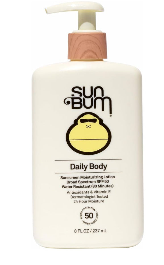 Sun Bum SPF 50 Sunscreen Lotion – Moisturizing, Vegan, Reef-Friendly, 8 oz